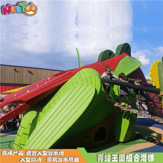青蛙王國(guó)兒童戶外游樂(lè)設(shè)備_樂(lè)圖非標(biāo)游樂(lè)